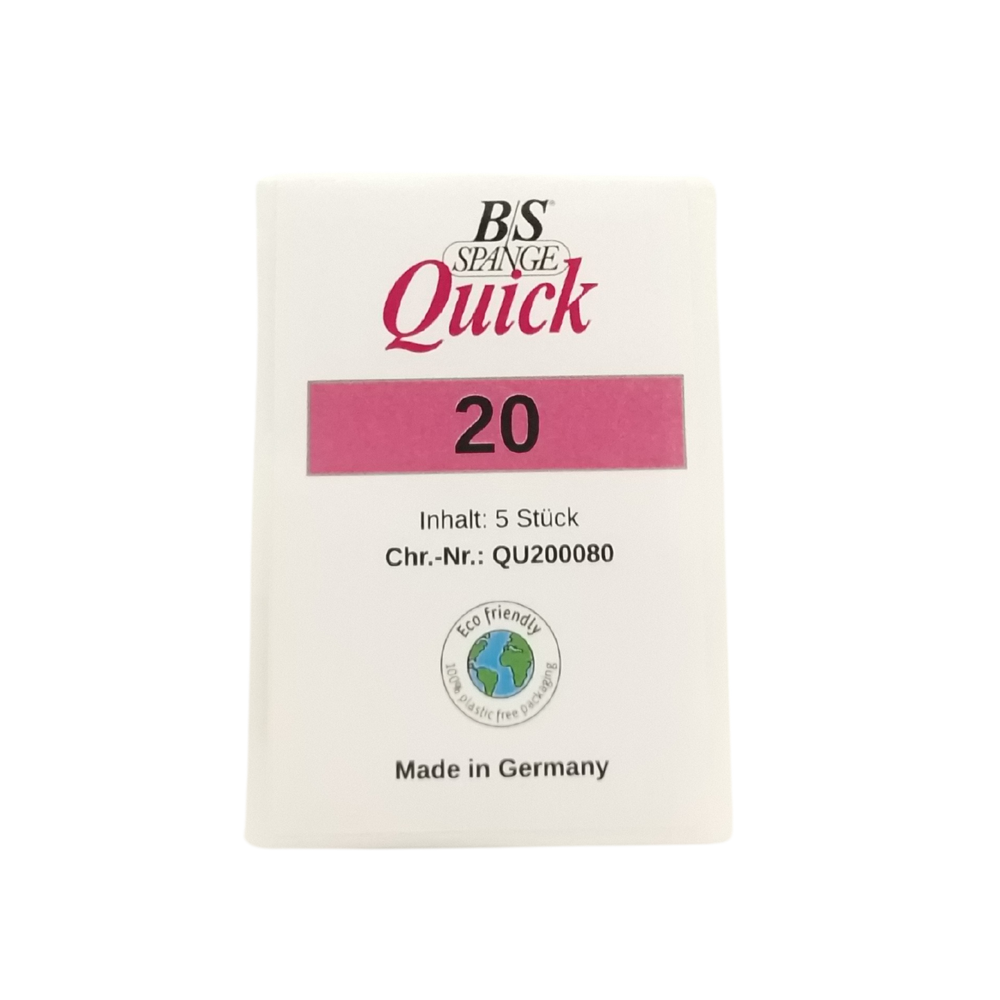 B/S-Spange Quick, Größe 20 zur Behandlung eingewachsener Nägel, 20