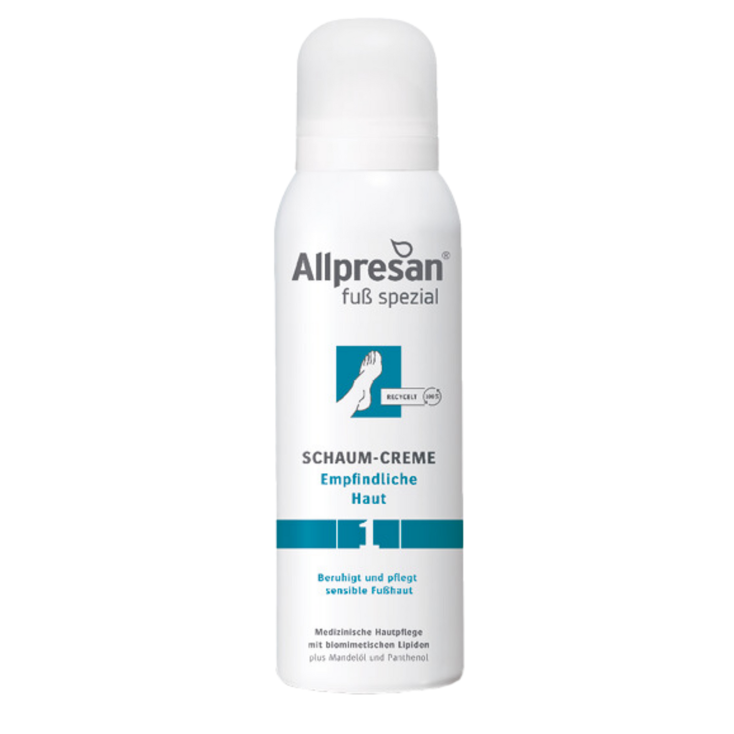 Allpresan Fuß spezial Nr. 1 Schaum-Creme für empfindliche Füße 125 ml