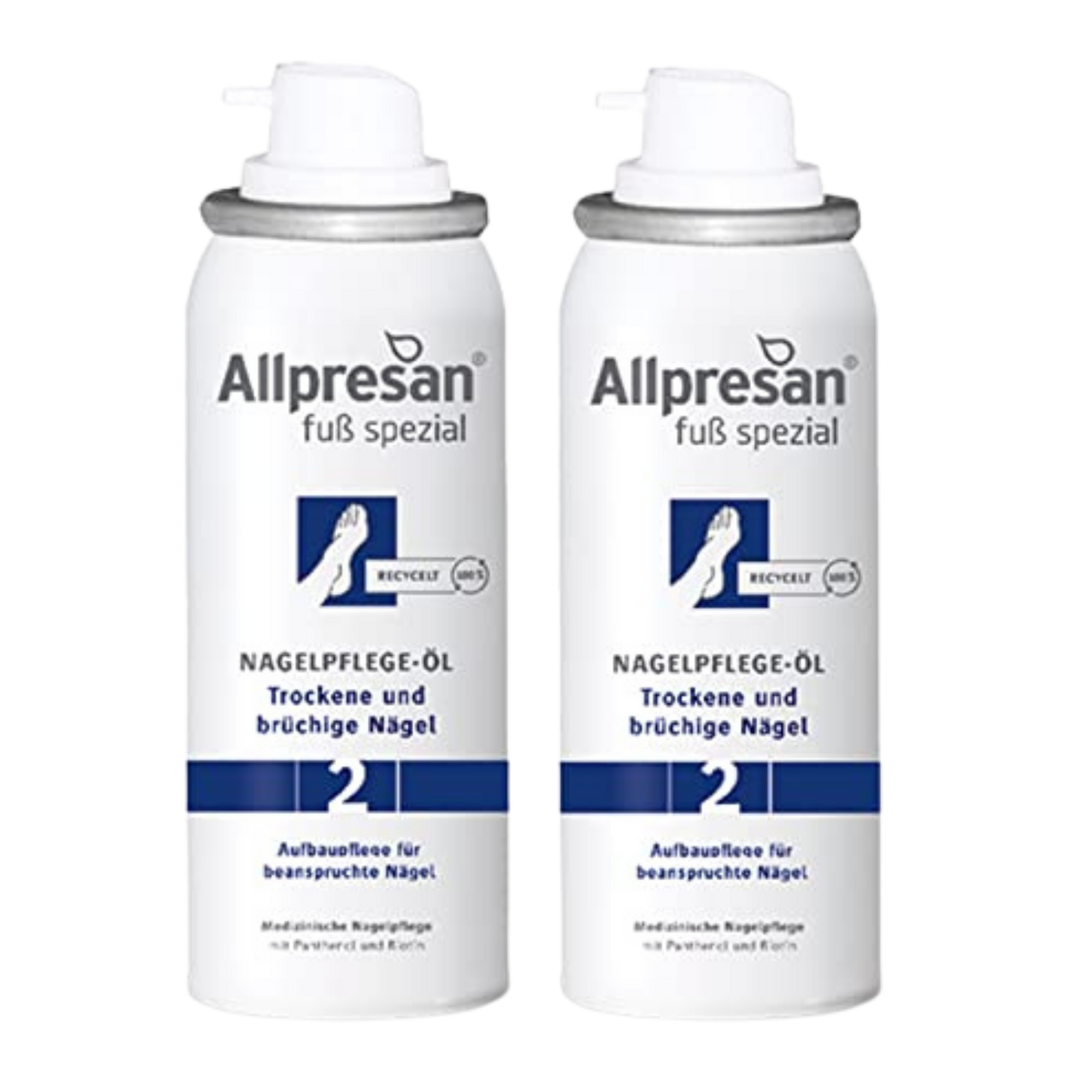 Allpresan - Fuß Spezial Nr. 2 Nagel-Öl für gepflegte und gesunde Nägel 2x50 ml