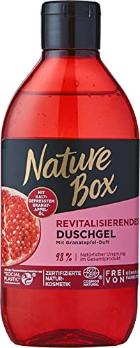 Nature Box Revitalisierendes Duschgel mit Granatapfel-Duft, 250 ml