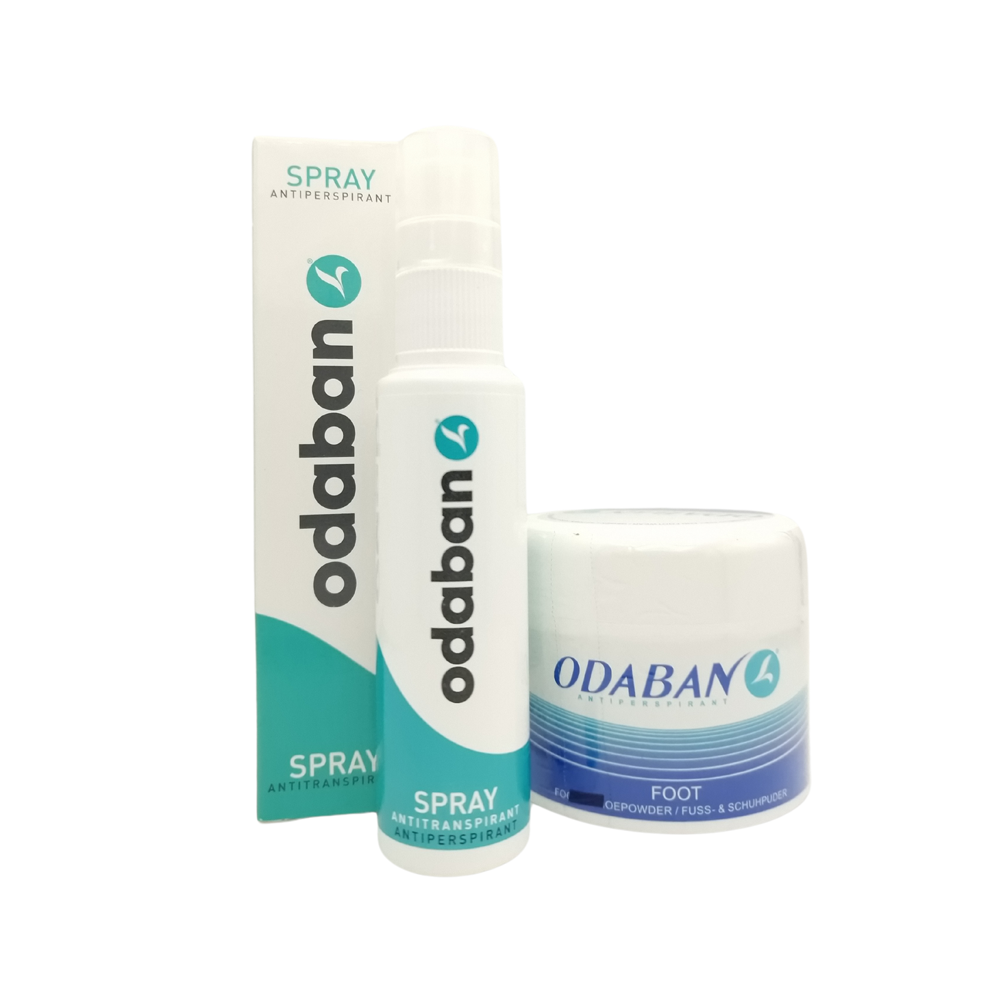 ODABAN SET - Antiperspirant Deodorant Spray 30ml + Fuss- und Schuhpuder 50g
