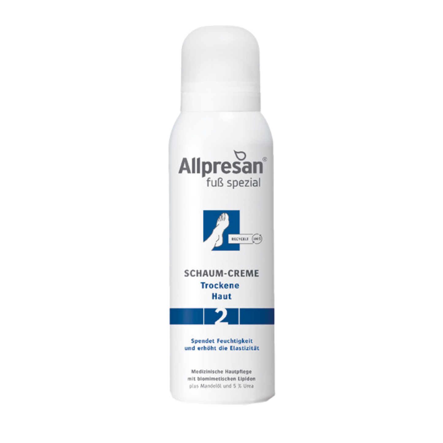 Allpresan Fuß spezial Nr. 2 Schaum-Creme für trockene Füße 125 ml