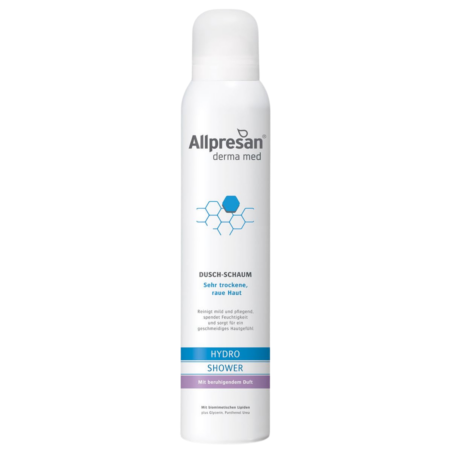 Allpresan Derma med Dusch-Schaum HYDRO SHOWER mit beruhigendem Duft 200 ml