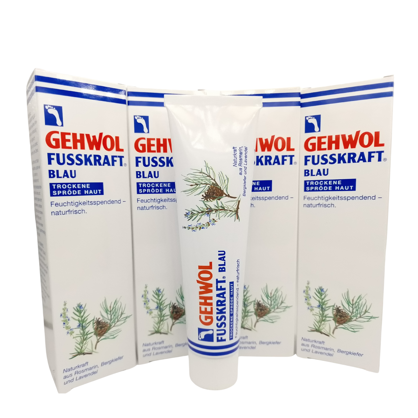 GEHWOL - FUSSKRAFT BLAU 4x125ml =500 ml