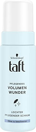 TAFT SCHWARZKOPF Leichter Pflegender Schaum Pflegendes Volumen Wunder, 150 ml