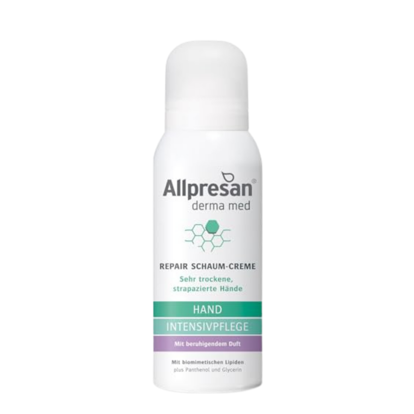 Allpresan Derma med Repair Schaum-Creme mit beruhigendem Duft 100 ml