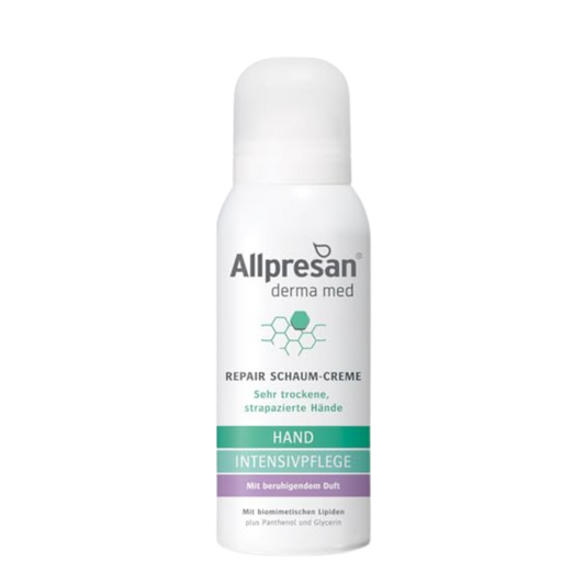 Allpresan Derma med Repair Schaum-Creme mit beruhigendem Duft 100 ml