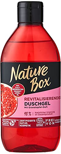 Nature Box Revitalisierendes Duschgel mit Granatapfel-Duft, 250 ml