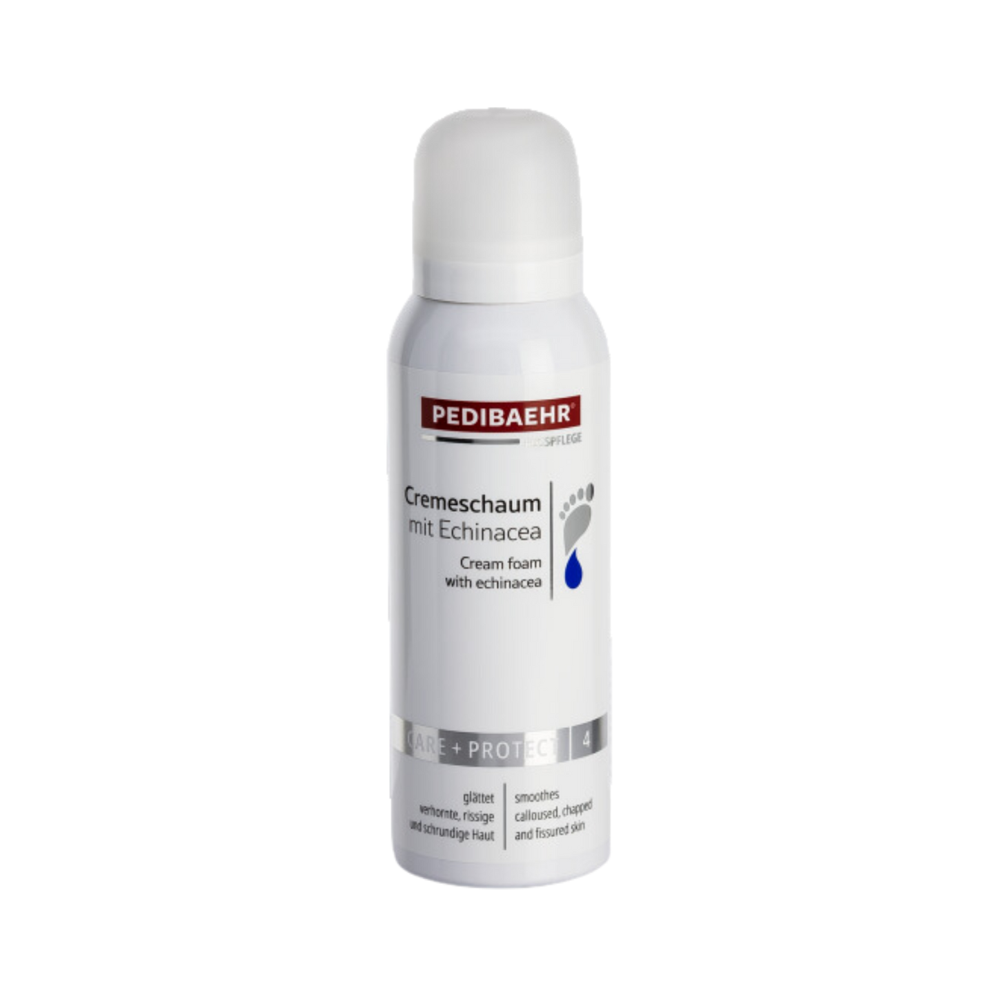 PEDIBAEHR - Cremeschaum Schrunden mit Echinacea, 15% Urea und 1% Salicylsäure 125ml
