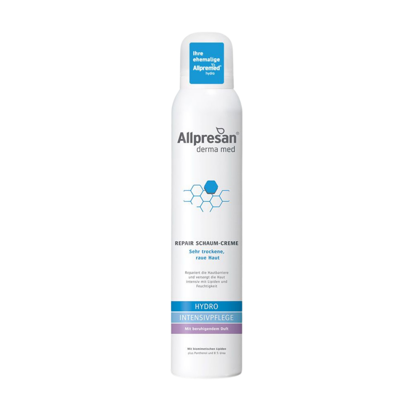Allpresan - Derma med Repair Schaum-Creme HYDRO INTENSIVPFLEGE mit beruhigendem Duft 200ml