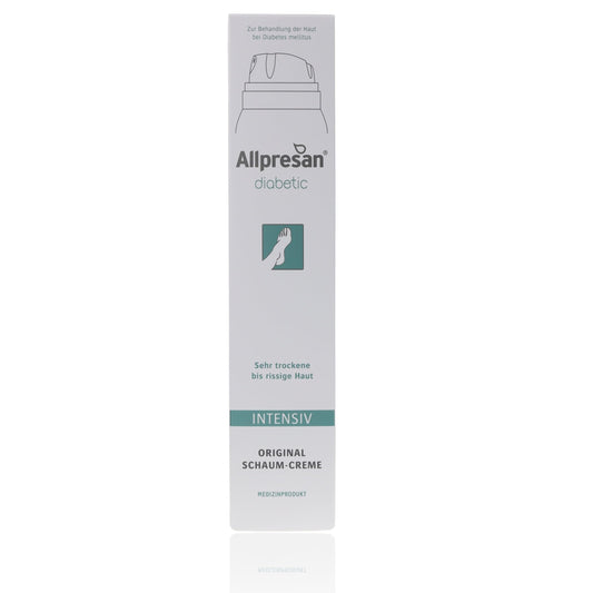 Allpresan diabetic INTENSIV Schaum-Creme - bei Diabetes mellitus - für sehr trockene bis rissige Fußhaut - 200 ml (1er Pack)
