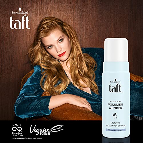 TAFT SCHWARZKOPF Leichter Pflegender Schaum Pflegendes Volumen Wunder, 150 ml