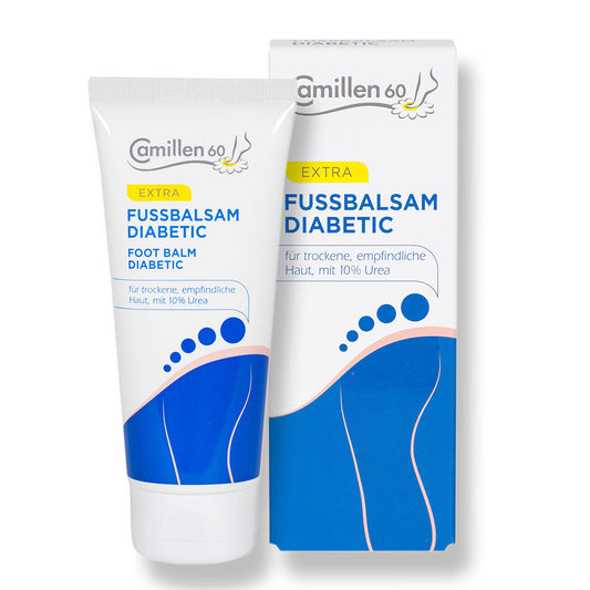 Camillen 60 - Fussbalsam Diabetic Fußcreme mit Urea 100 ml
