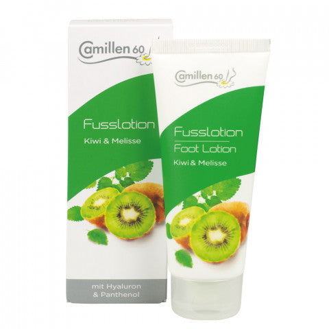 Camillen 60 - Fusslotion Kiwi & Melisse mit Hyaluron und Panthenol 100 ml