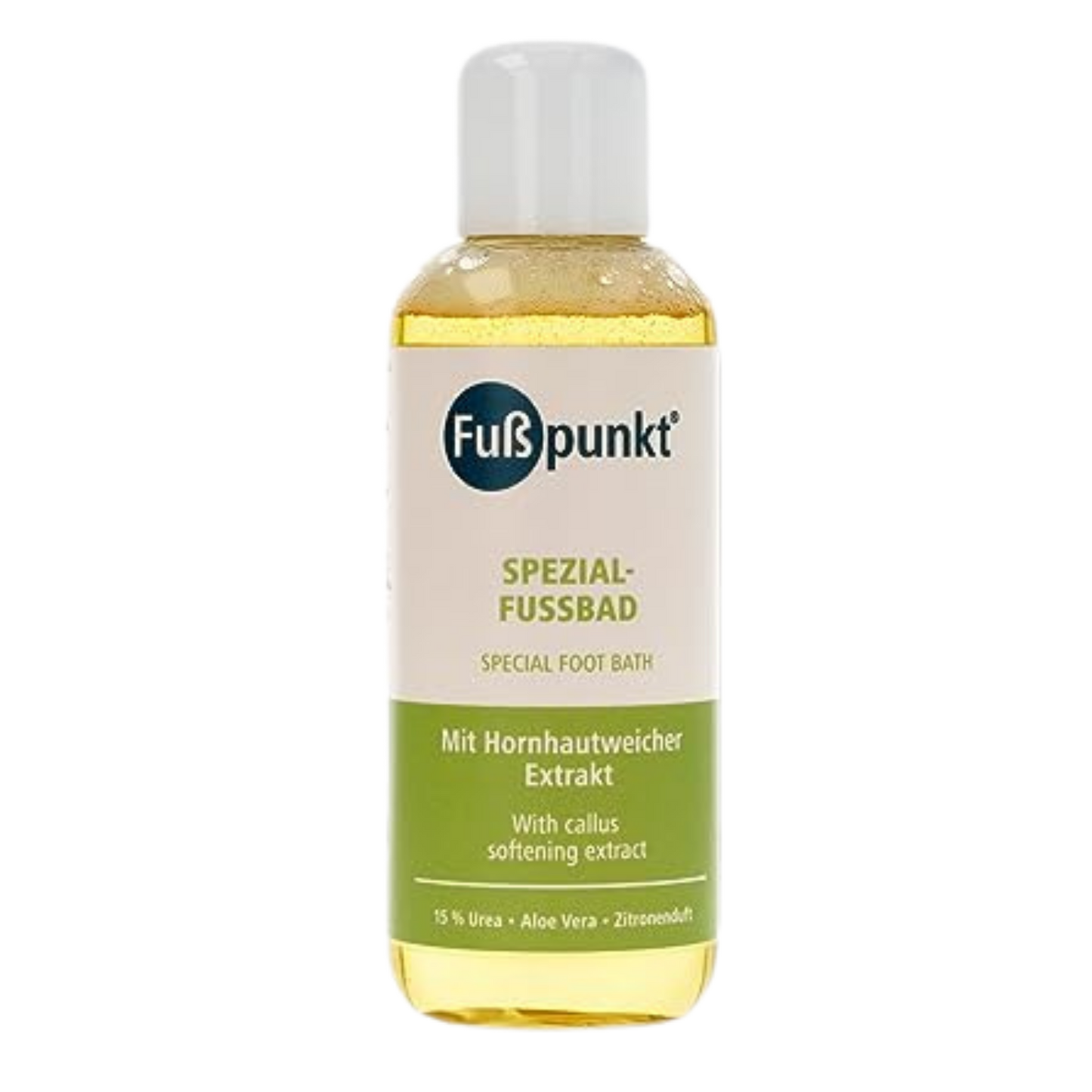 Fußpunkt - Spezial Fußbad mit Hornhautweicher-Extrakt, 15% Urea und Aloe Vera 150 ml