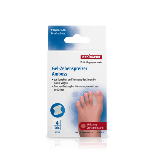 Pedibaehr - Zehenspreizer Amboss Polymer-Gel-Druckschutz
