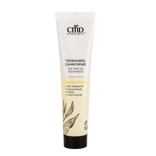 CMD Naturkosmetik Teebaumöl, milde Bio Zahnpasta (4 x 75 ml)